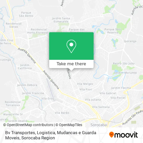 Bv Transportes, Logistica, Mudancas e Guarda Moveis map