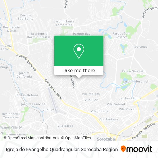 Igreja do Evangelho Quadrangular map