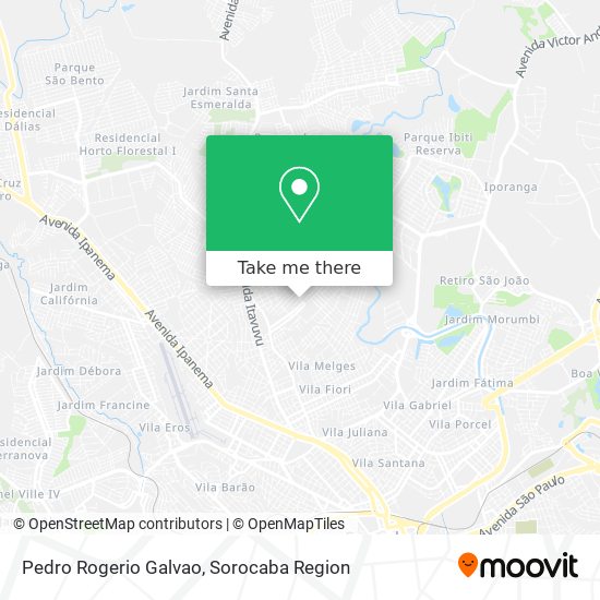 Pedro Rogerio Galvao map