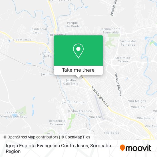 Igreja Espirita Evangelica Cristo Jesus map