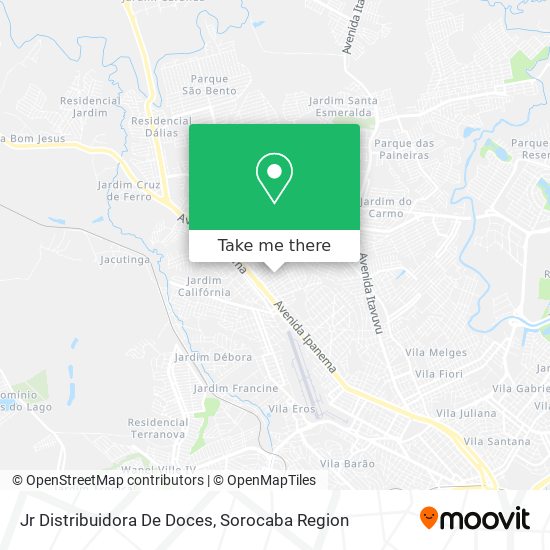 Jr Distribuidora De Doces map