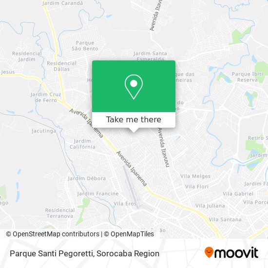Parque Santi Pegoretti map