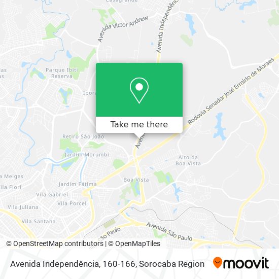 Avenida Independência, 160-166 map