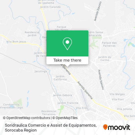 Soridraulica Comercio e Assist de Equipamentos map