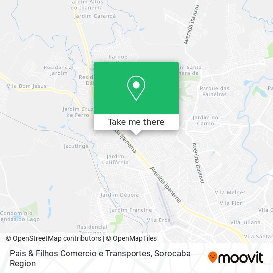 Pais & Filhos Comercio e Transportes map