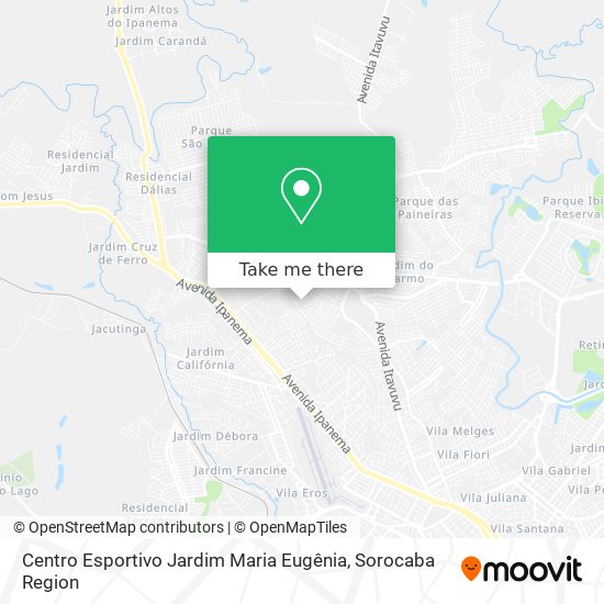 Centro Esportivo Jardim Maria Eugênia map