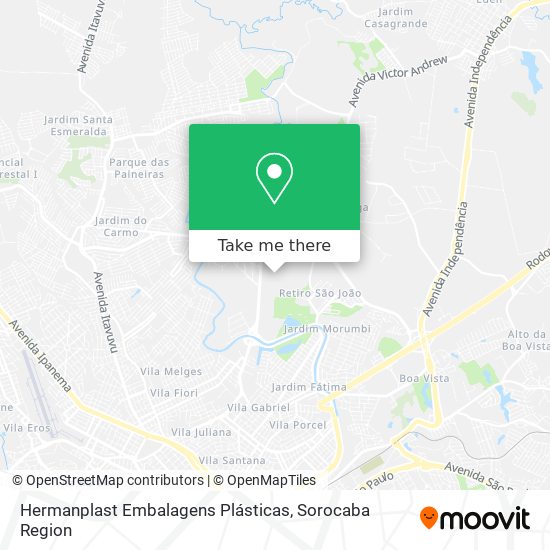 Hermanplast Embalagens Plásticas map