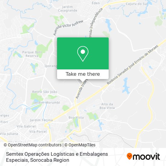 Semtex Operações Logísticas e Embalagens Especiais map
