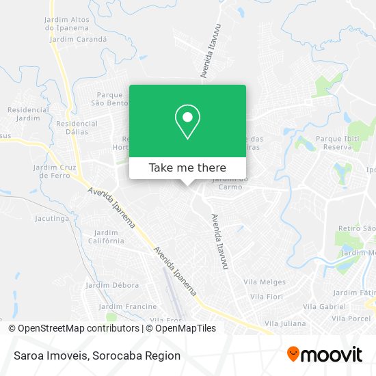 Mapa Saroa Imoveis