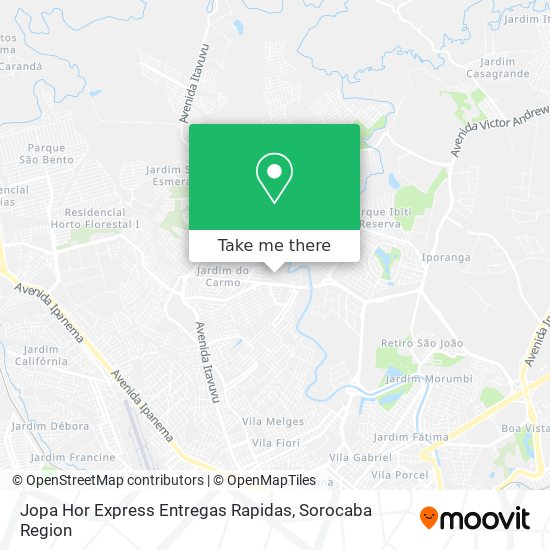 Jopa Hor Express Entregas Rapidas map