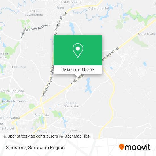 Sincstore map