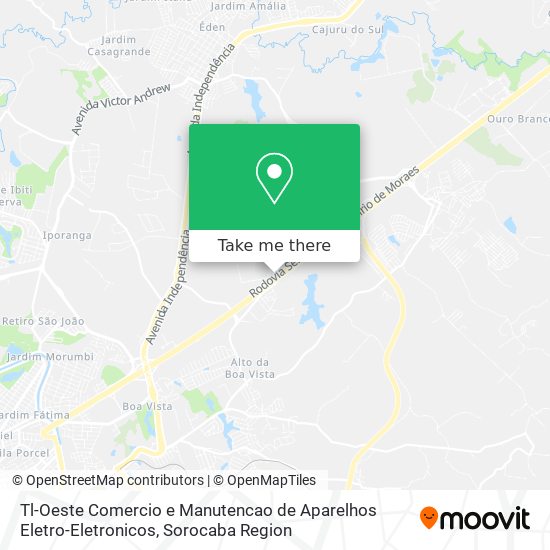 Tl-Oeste Comercio e Manutencao de Aparelhos Eletro-Eletronicos map
