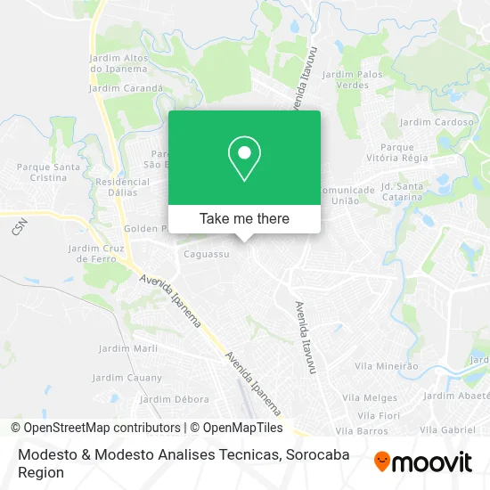 Modesto & Modesto Analises Tecnicas map