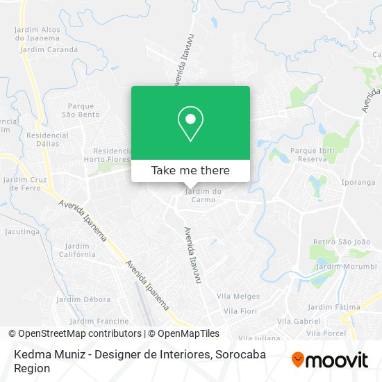 Kedma Muniz - Designer de Interiores map