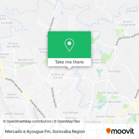 Mercado e Açougue Fm map