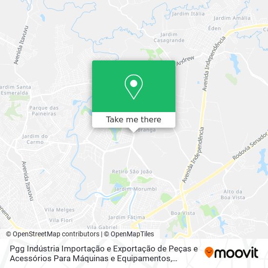 Mapa Pgg Indústria Importação e Exportação de Peças e Acessórios Para Máquinas e Equipamentos