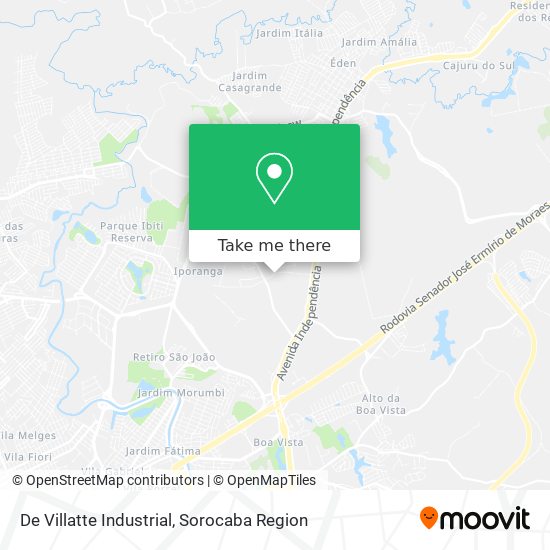 De Villatte Industrial map