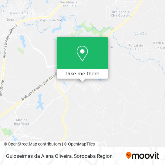 Guloseimas da Alana Oliveira map