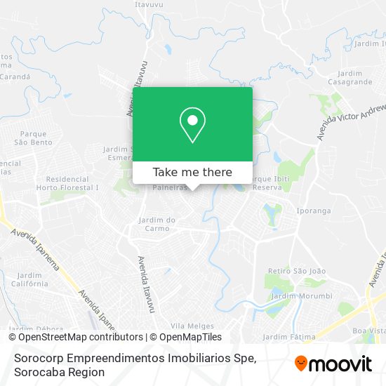 Sorocorp Empreendimentos Imobiliarios Spe map