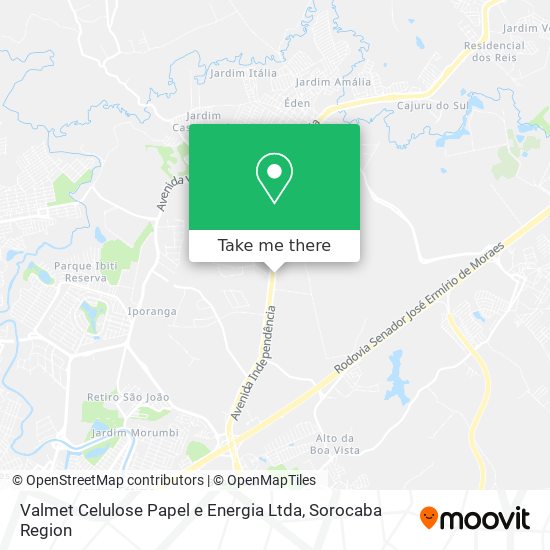 Valmet Celulose Papel e Energia Ltda map