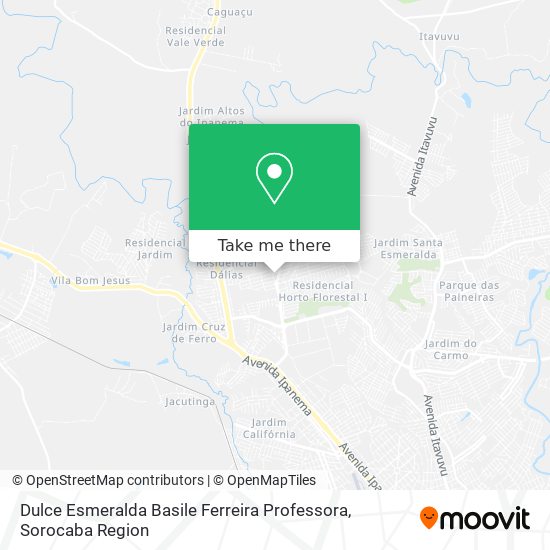 Mapa Dulce Esmeralda Basile Ferreira Professora