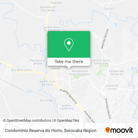 Condomínio Reserva do Horto map