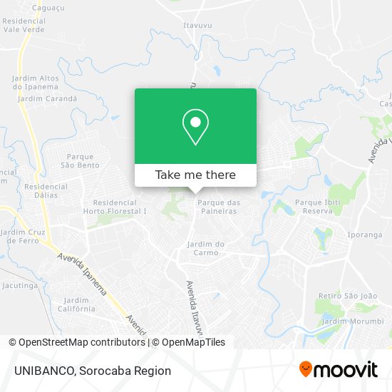 UNIBANCO map