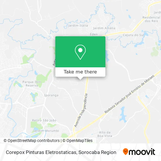 Corepox Pinturas Eletrostaticas map