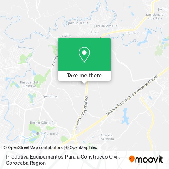 Produtiva Equipamentos Para a Construcao Civil map
