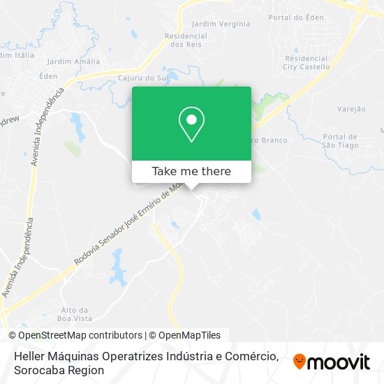 Heller Máquinas Operatrizes Indústria e Comércio map
