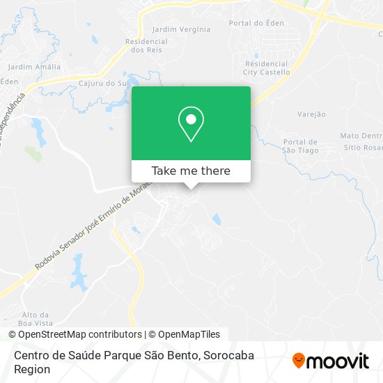 Centro de Saúde Parque São Bento map