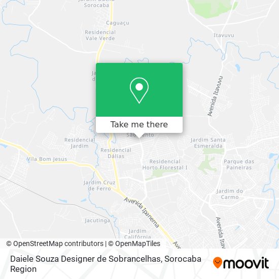 Daiele Souza Designer de Sobrancelhas map