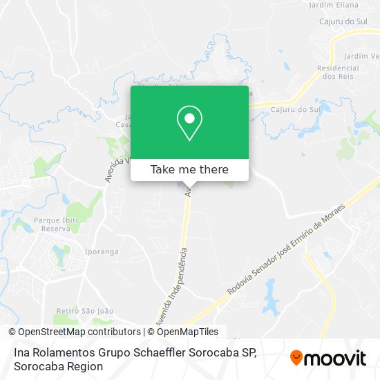 Ina Rolamentos Grupo Schaeffler Sorocaba SP map