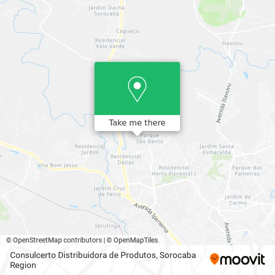 Consulcerto Distribuidora de Produtos map