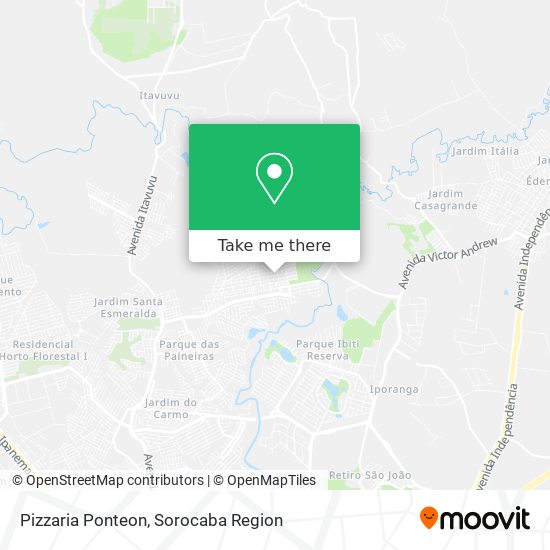 Pizzaria Ponteon map