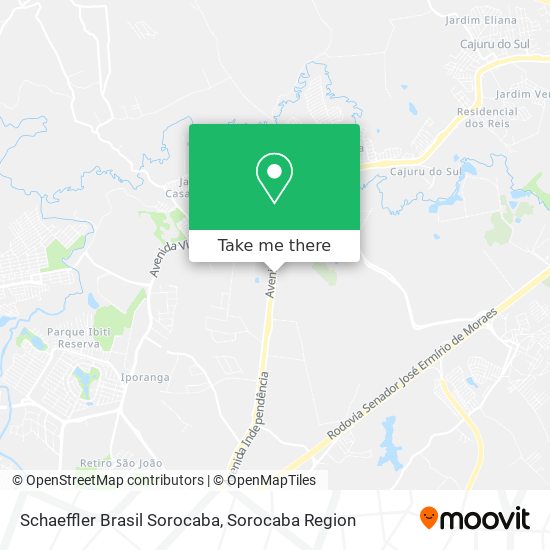 Schaeffler Brasil Sorocaba map