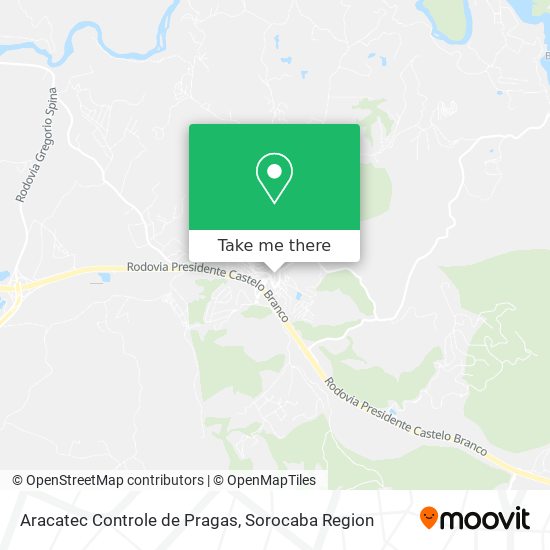 Aracatec Controle de Pragas map