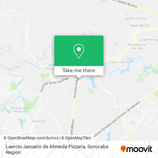 Laercio Januario de Almeida Pizzaria map