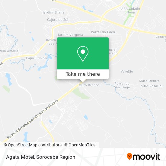 Agata Motel map