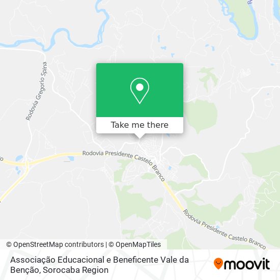Associação Educacional e Beneficente Vale da Benção map