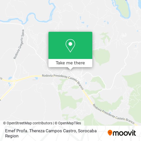 Emef Profa. Thereza Campos Castro map