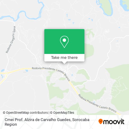 Mapa Cmei Prof. Alzira de Carvalho Guedes