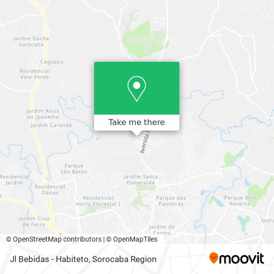 Jl Bebidas - Habiteto map