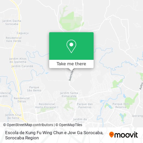 Escola de Kung Fu Wing Chun e Jow Ga Sorocaba map