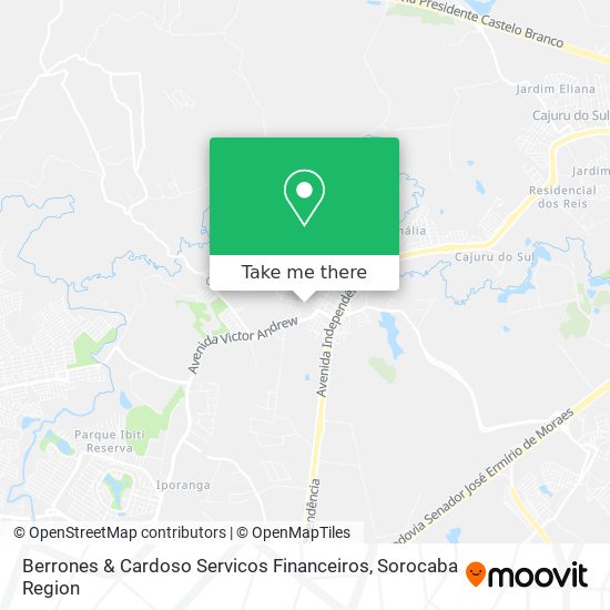 Berrones & Cardoso Servicos Financeiros map