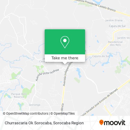 Churrascaria Ok Sorocaba map