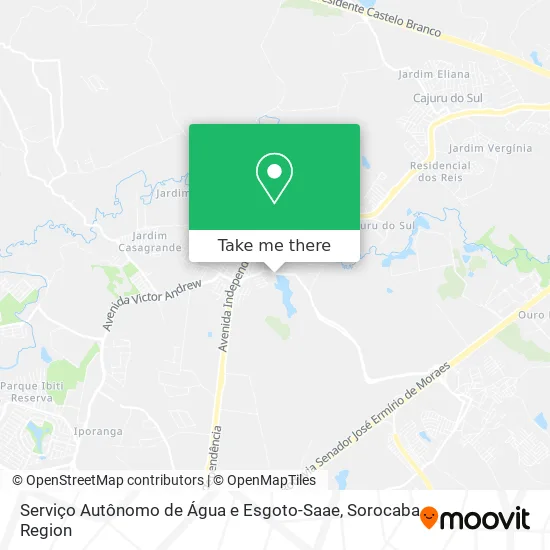 Serviço Autônomo de Água e Esgoto-Saae map