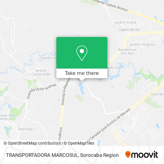 TRANSPORTADORA MARCOSUL map