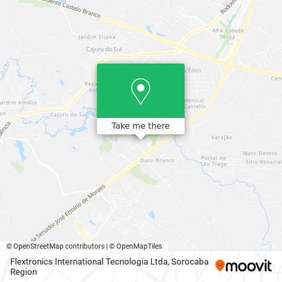 Flextronics International Tecnologia Ltda map