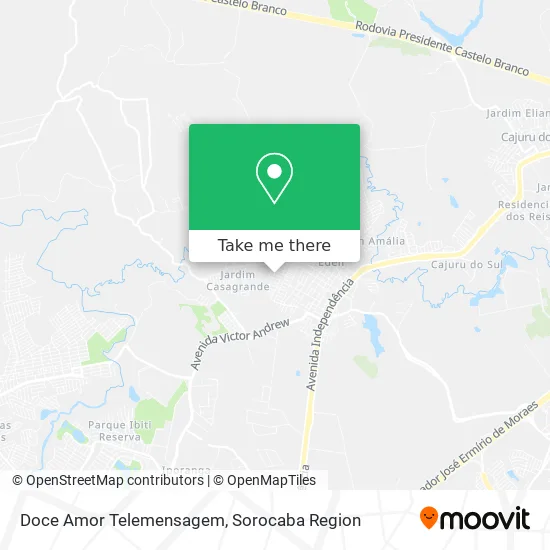 Doce Amor Telemensagem map